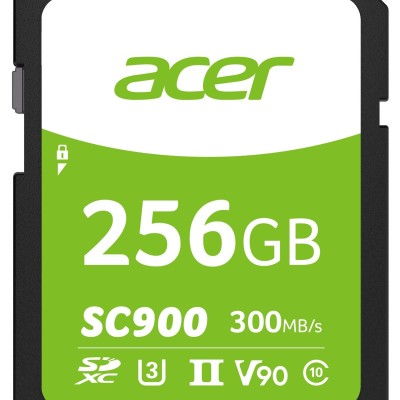 Memoria SDXC Acer SC900 - 256GB - UHS-II - V90 - BL.9BWWA.312