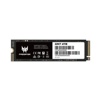 Unidad de Estado Sólido Acer Predator GM7 - M.2 2280 - 4TB - PCI-E 4.0 - BL.9BWWR.120