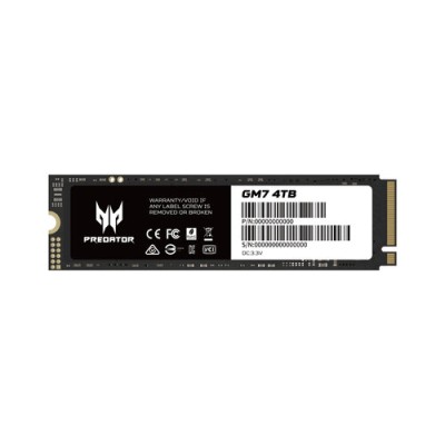 Unidad de Estado Sólido Acer Predator GM7 - M.2 2280 - 4TB - PCI-E 4.0 - BL.9BWWR.120