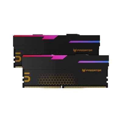 Memoria RAM Acer Predator Hermes - DDR5 - 64GB (2x32GB) - 6400MHz - DIMM - Para PC - BL.9BWWR.424