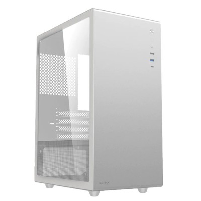 Gabinete Acteck NEUSS PRO GI717 - Mini Torre - Micro ATX/Mini ITX - Panel Lateral - Blanco - AC-936002