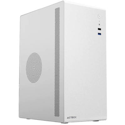 Gabinete Acteck NEUSS PLUS GI707 - Mini Torre - Micro ATX/Mini ITX - Fuente - Blanco - AC-936026