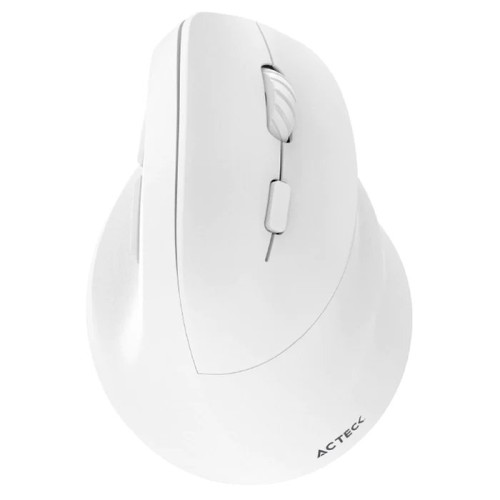Mouse Inalámbrico Acteck VIRTUOS FITT MI520 - 7 Botones Programables - 2400 DPI - Blanco - AC-936231