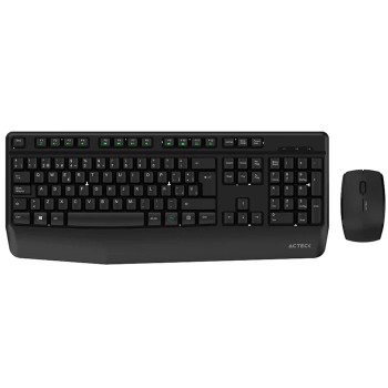 Kit de Teclado y Mouse Acteck CREATOR PLUS MK465 - Inalámbrico - Negro - AC-936354