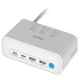Supresor de Picos Acteck ENERGON MATE CE676 - 3 Contactos - USB - Blanco - AC-936521