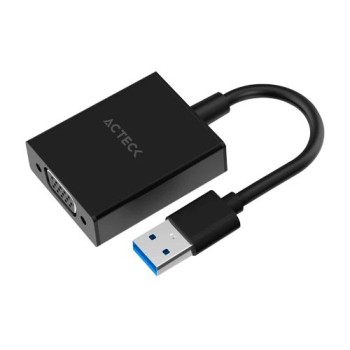 Adaptador de Video Acteck USB a VGA Shift Plus AV410 - Resolución Full HD 1080p - Modelo AC-937108