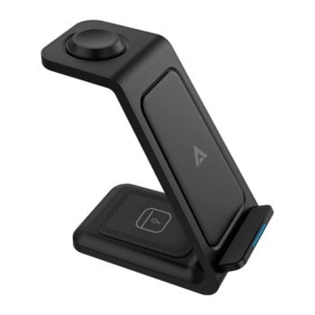 Cargador Inalámbrico Acteck Energon S-Mate CI720 - 3 en 1 - 3/15W - Negro - AC-937153