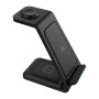 Cargador Inalámbrico Acteck Energon S-Mate CI720 - 3 en 1 - 3/15W - Negro - AC-937153