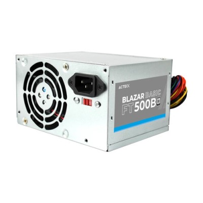 Fuente de Poder Acteck Blazar Basic FT500B - 500W - ATX - 20+4-pin - 2 SATA - BULK - AC-938150