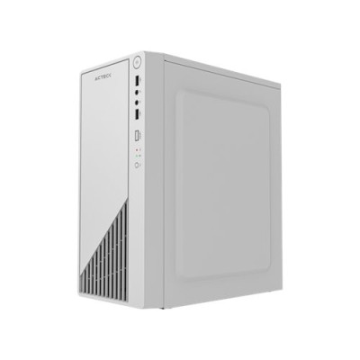Gabinete Gamer Acteck Kioto GC220 - Mini Torre - Micro-ATX/Mini ITX - Fuente 500W - Panel Lateral - Blanco - AC-939522
