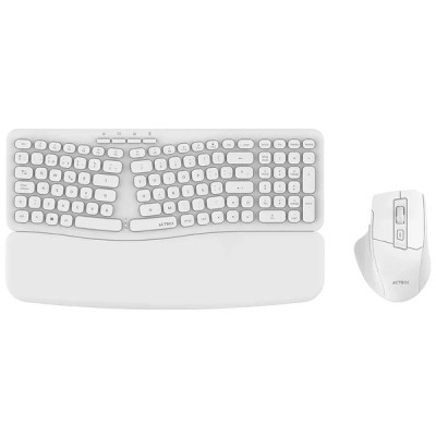 Kit Teclado y Mouse Acteck Creator Ultra Confort MK650 - Inalámbrico - Blanco - AC-939874