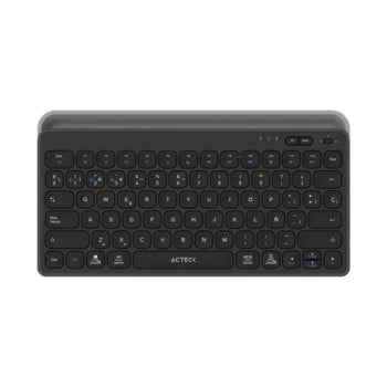 Teclado Acteck Inspire Trek TI737 - Inalámbrico - Bluetooth - USB - Español - Negro - AC-940122