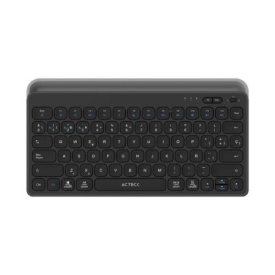 Teclado Acteck Inspire Trek TI737 - Inalámbrico - Bluetooth - USB - Español - Negro - AC-940122
