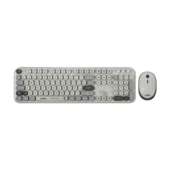 Kit Teclado y Mouse Acteck Creator Chic K- Colors MK485 - Inalámbrico - USB - Español - Gris - AC-940184