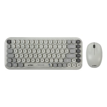 Kit Teclado y Mouse Acteck Creator Chic K- Colors MK480 - Inalámbrico - USB - Español - AC-940221