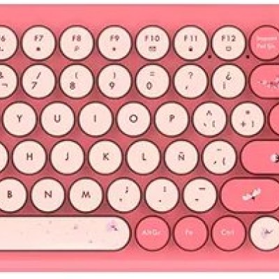 Kit Teclado y Mouse Acteck Creator Chic K- Colors MK480 - Inalámbrico - Rojo - AC-940245