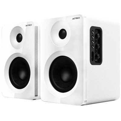 Bocinas Acteck Dynamic Exact R BS700 - Bluetooth - USB - 50W - Blanco - AC-940825