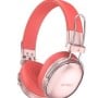 Audífonos Acteck Luxe Chic HP710 - Inalámbrico - Bluetooth - Salmón - AC-940894