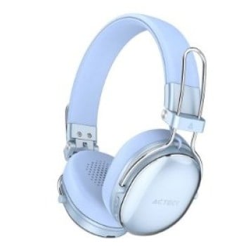 Audífonos Acteck Luxe Chic HP710 - Inalámbrico - Bluetooth - Azull - AC-940917