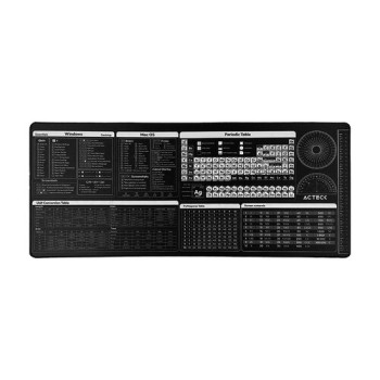 Mouse Pad Acteck Vibe Flow Tools MT494H - XL - Negro - AC-941075