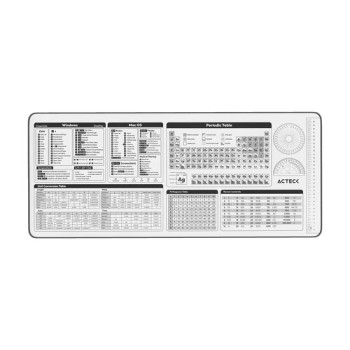 Mouse Pad Acteck Vibe Flow Tools MT494H - XL - Blanco - AC-941082