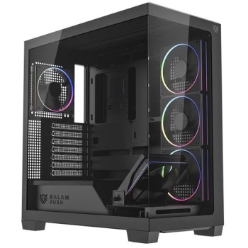 Gabinete Gamer Balam Rush TANK POLAR 7900 - Media Torre - ATX/Micro ATX/Mini ITX - Panel Lateral - Negro - BR-941471