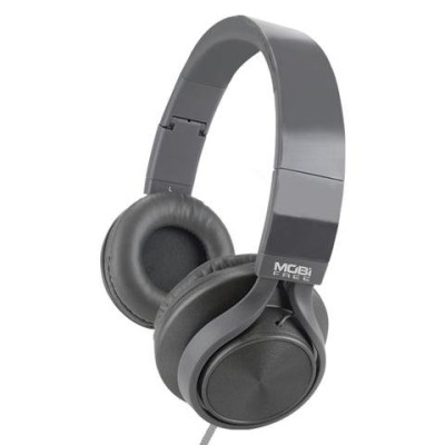 Audífonos MobiFree MB-02012 - Alámbrico - 3.5 mm - Micrófono - Gris - MB-02012
