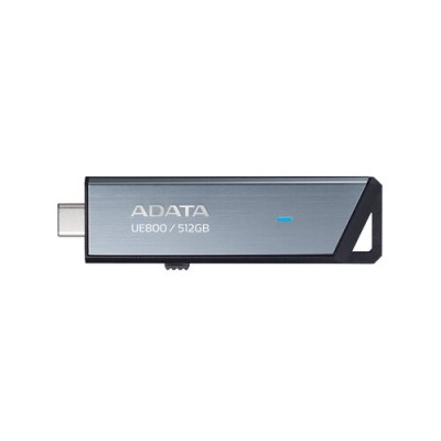 Memoria USB ADATA ELITE UE800 - 512GB - USB-C - Plata - AELI-UE800-512G-CSG