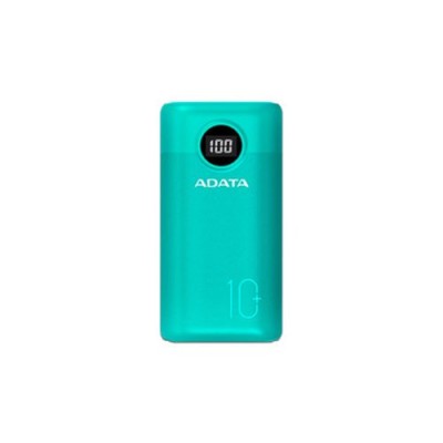 Power Bank ADATA P10000QCD - 10000 mAh - USB - Verde - AP10000QCD-DGT-CGN