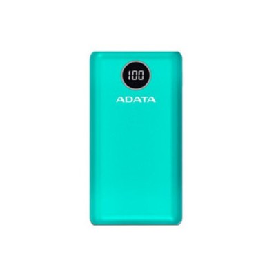 Power Bank ADATA P20000QCD - 20000 mAh - USB - Verde - AP20000QCD-DGT-CGN