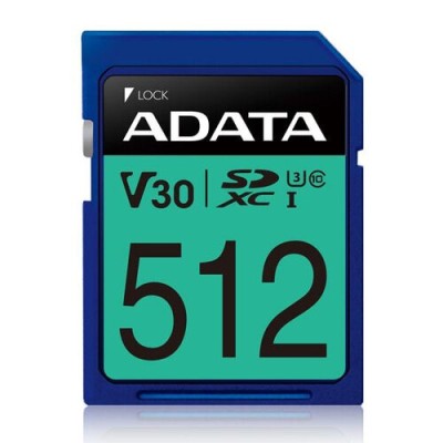 Memoria SDXC ADATA Premier Pro SDXC - 512GB - CL10 - ASDX512GUI3V30S-R