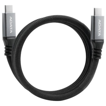 Cable USB-C ADATA CACCU3 - 1m - Magnético - Negro - CACCU3-100W-100AN-BK Cable USB-C ADATA CACCU3 - 1m - Magnético - Negro - CACCU3-100W-100AN-BK