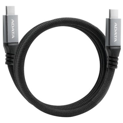 Cable USB-C ADATA CACCU3 - 1m - Magnético - Negro - CACCU3-100W-100AN-BK