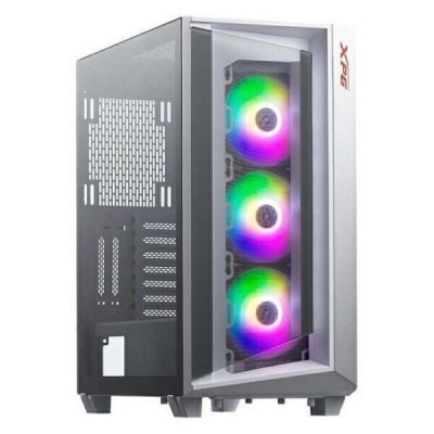 Gabinete Gamer ADATA XPG CRUISERST - Media Torre - ATX/Micro ATX/Mini ITX - 3x Ventiladores - Panel Lateral - Blanco - CRUISERST-WHCWW