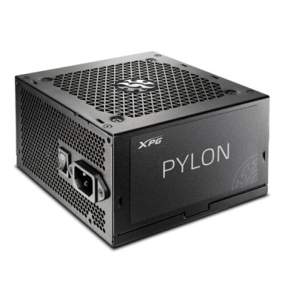 Fuente de Poder ADATA XPG Pylon - 550W - ATX - 24 Pines - 5 SATA - PYLON550B-BKCUS