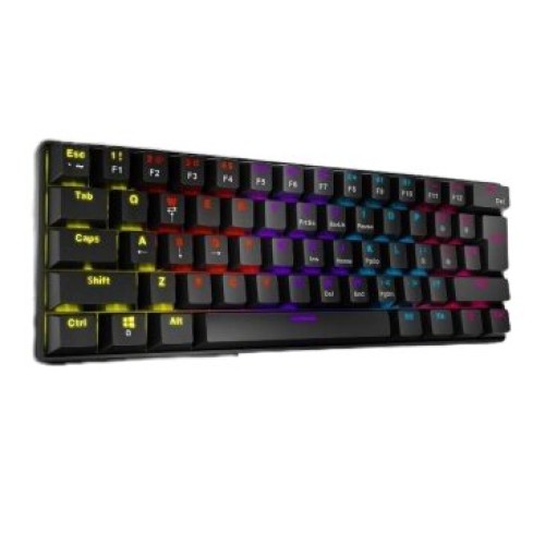 Teclado Gamer ADATA XPG SUMMONER MINI Alámbrico RGB Switch Rojo SUMMONERMINI61RD-BKCES