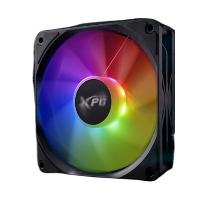 Ventilador ADATA XPG VENTO R 120 ARGB PWM - 120mm - 1600 RPM - 4 Pines - Negro - VENTOR120ARGBPWM-BKCWW