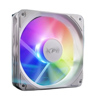 Ventilador ADATA XPG VENTO R 120 ARGB PWM - 120mm - 1600 RPM - 4 Pines - Blanco - VENTOR120ARGBPWM-WHCWW