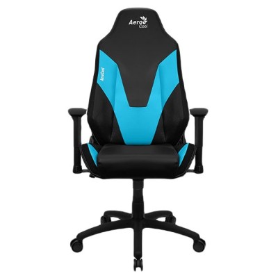 Silla Gamer AeroCool Admiral - Soporta 150kg - Negro con Azul - 4710562758245