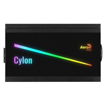 Fuente de Poder AeroCool Cylon 500W Full Range - 500W - ATX - 20 + 4 Pines - SATA - CPU - Molex - 80 PLUS - 4718009157231