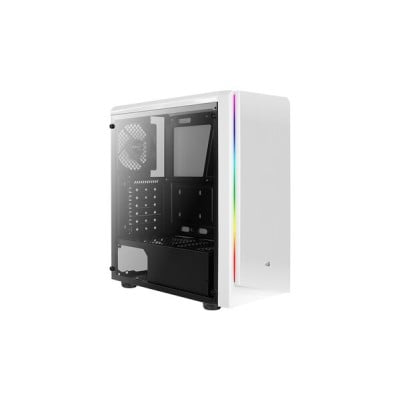 Gabinete Gamer AeroCool Rift WG - Media Torre - ATX/Micro ATX/Mini-ITX - Panel Lateral - Blanco - 4718009159082