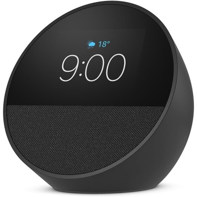 Asistente Inteligente Amazon Echo Spot - 2.8" - Bluetooth - Wi-Fi - Micrófono - Negro - B0BFC7WQ6R