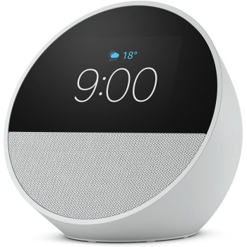 Asistente Inteligente Amazon Echo Spot - 2.8" - Bluetooth - Wi-Fi - Micrófono - Blanco - B0BFCBKXWL