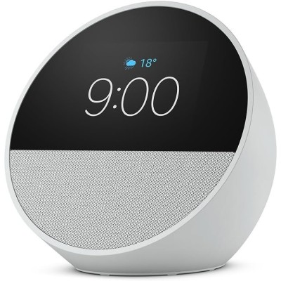 Asistente Inteligente Amazon Echo Spot - 2.8" - Bluetooth - Wi-Fi - Micrófono - Blanco - B0BFCBKXWL