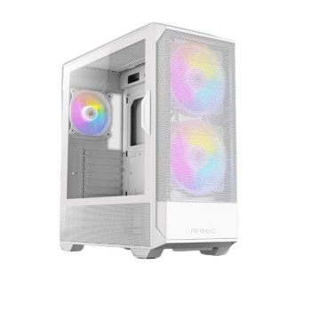 Gabinete Gamer NX416L White - Media Torre - ATX/M-ATX/ITX - 3 Ventiladores - Panel Lateral - Blanco - 0-761345-10016-8