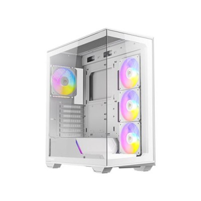 Gabinete Gamer Antec C3 ARGB - Media Torre - ATX/Micro-ATX/ITX - Panel Lateral - Blanco - 0-761345-10032-8