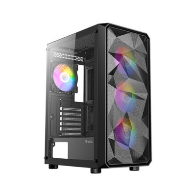 Gabinete Gamer Antec AX83 RGB Extreme - Media Torre - ATX/Micro-ATX/ITX/E-ATX - 6 ventiladores - Panel Lateral - 0-761345-10042-7