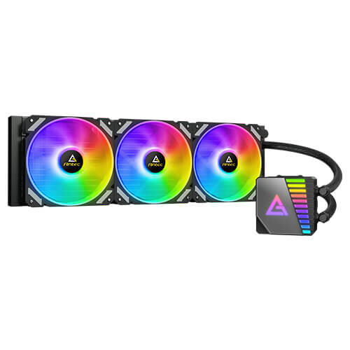 Enfriamiento Líquido Antec Symphony 360 ARGB - 3 Ventiladores - 1600 RPM - Modelo 0-761345-74044-9 Enfriamiento Líquido Antec Symphony 360 ARGB - 3 Ventiladores - 1600 RPM - Modelo 0-761345-74044-9