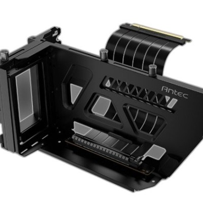 Soporte Tarjeta de Video Antec Shift - Vertical - Cable RISER - RTX 40 - Negro - AT-ARCVB-BK190-PCIE4-RTX40