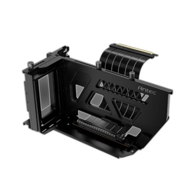 Soporte Tarjeta de Video Antec Shift - Vertical - Cable RISER - RTX 40 - Negro - AT-ARCVB-BK190-PCIE4-RTX40